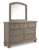 Signature Design by Ashley® Lettner 3-Piece Light Gray King Storage Sleigh Bed Set-2