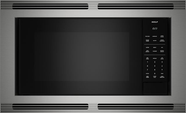 Wolf® M Series 29.88" Stainless Steel Standard Microwave Trim-0