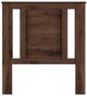 Perdue Woodworks Essential Aspen Oak Twin Panel Headboard with Side Style -1