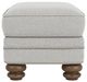 Flexsteel® Bay Bridge Silver Glacier Ottoman-2
