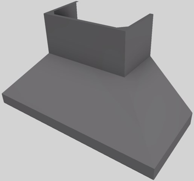 Vent-A-Hood® 54" Gunsmoke Wall Mounted Range Hood-4