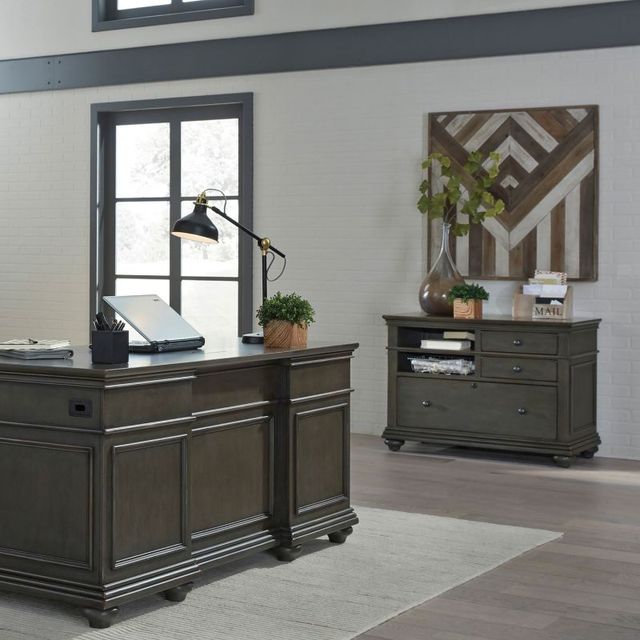 aspenhome® Oxford Peppercorn Combo File-1