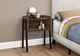 Monarch Specialties Inc. Reclaimed Wood 23"H Black Metal Accent Table-2