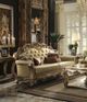 ACME Furniture Vendome Bone/Gold Patina Sofa with Pillows-0