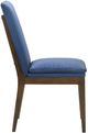 New Classic® Home Furnishings Maggie Blue/Walnut Dining Chair-2