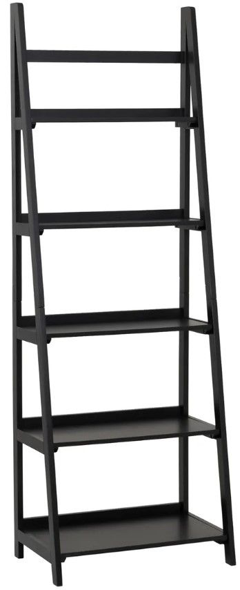 Linon Cosgrove Black Bookcase-0