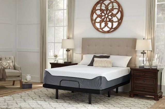 Sierra Sleep® by Ashley® Chime Elite 2-Piece 14" Memory Foam and Adjustable Base Queen Mattress Set-3