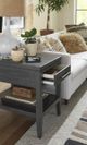 aspenhome® Preston Urbane Grey Chairside Table-3