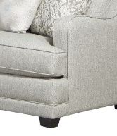 Fusion Furniture Missionary Raffia 2-Piece Gray Right Arm Facing L-Shape Sectional-1