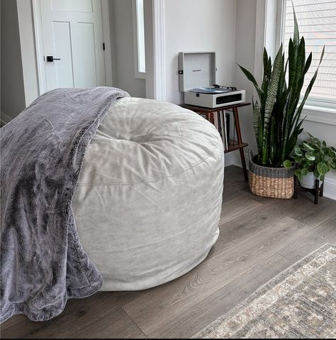 CordaRoy's® Original Castlerock Grain Faux Leather Full Bean Bag Chair-1