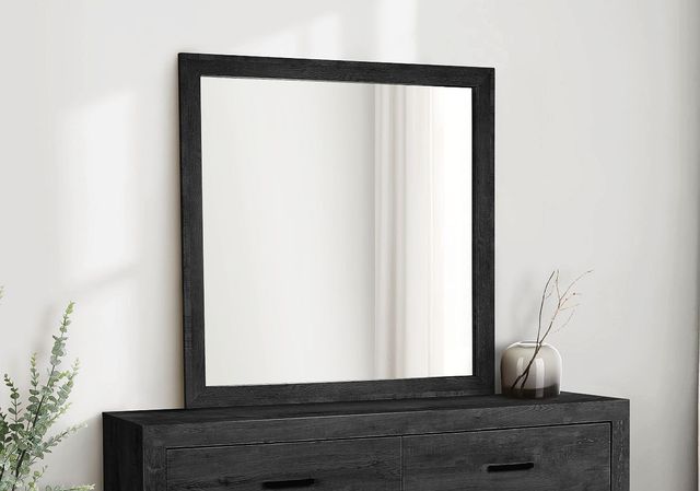 Monarch Specialties Inc. Graphite Grey Wall Mirror-2