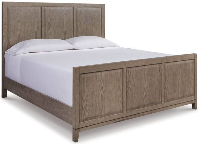 Signature Design by Ashley® Chrestner 5-Piece Gray King Panel Bed Set-1