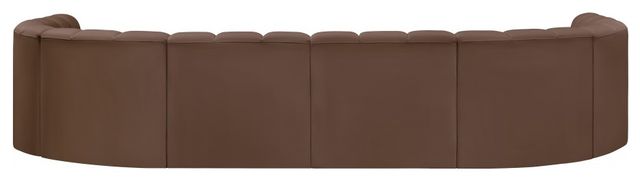 Meridian Furniture Arc 10-Piece Brown Vegan Leather Sectional-3