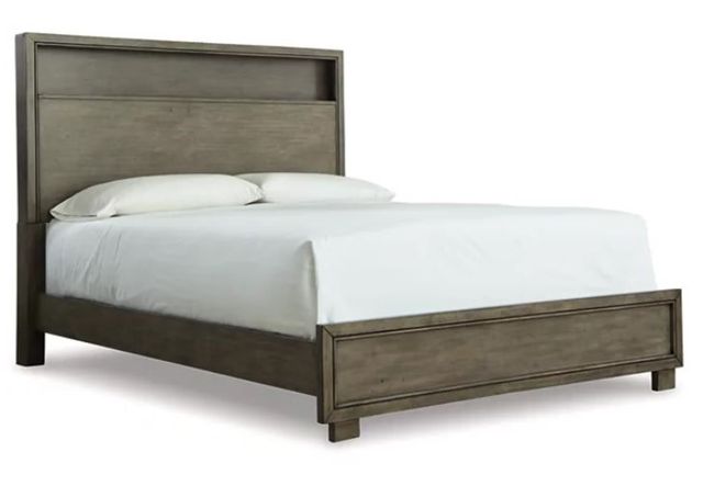 Signature Design by Ashley® Arnett 5-Piece Gray Queen Bookcase Bed Set-1