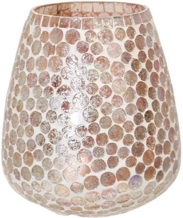 Stylecraft Pink Mosaic Vase-0