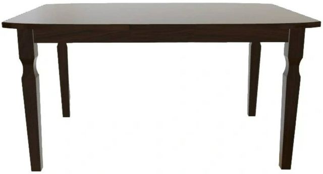 Mavin Customizable 42" x 48" Boat Extendable Dining Table with 12" Leaf-1