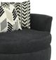Albany Industries Clash Charcoal Swivel Chair-1