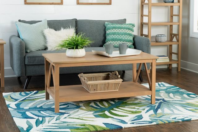 Linon Titian Natural Coffee Table-1