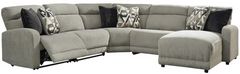 Signature Design by Ashley® Colleyville 5-Piece Stone Left-Arm Facing Power Reclining Sectional