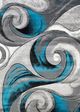 Furniture of America® Niksar Turquoise 5'x7' Area Rug-0