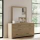 Coaster® Hendricks Light Oak Dresser and Mirror Set-1