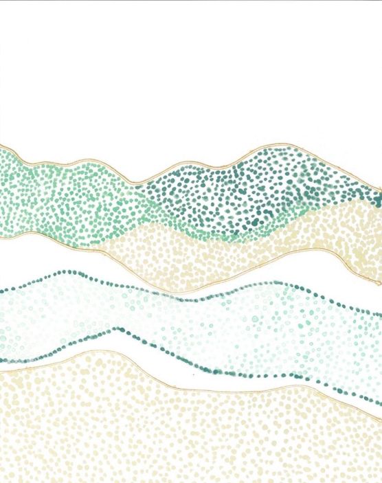 Classy Living Vanna Lam Terra Dots II Wall Art-1
