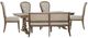 Liberty Furniture Americana Farmhouse 6-Piece Beige/Dusty Taupe Optional Trestle Dining Table Set-0