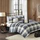 Olliix by Madison Park 6 Piece Grey Full/Queen Ridge Reversible Herringbone Coverlet Set-1