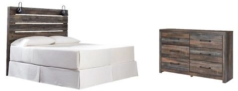 Signature Design by Ashley® Drystan 2-Piece Multi King Panel Headboard Set-0