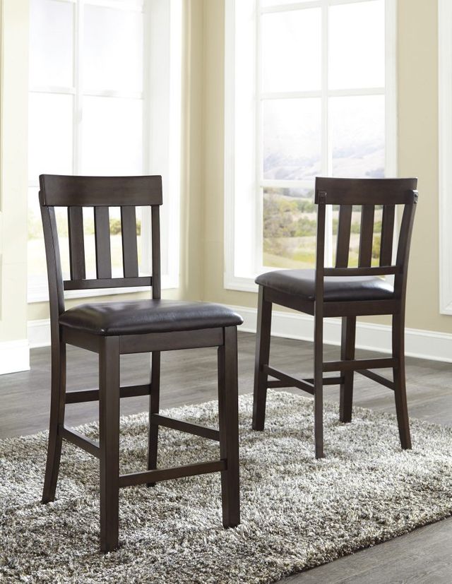 Signature Design by Ashley® Haddigan Dark Brown Counter Stool-1