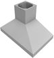 Hotte de cuisinière d'îlot de 42 po Vent-A-Hood® Style Euro - Acier inoxydable-1