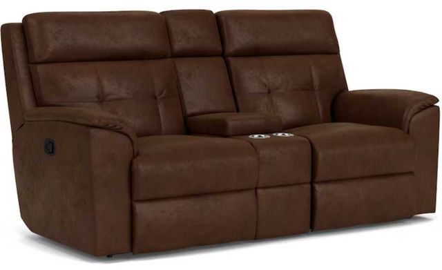 Flexsteel® Customizable Mason Reclining Loveseat with Console-0