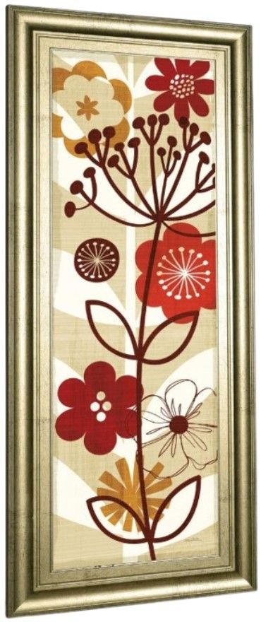 Classy Living Mo Mullan Floral Pop Panel Il 18" Wall Art-3