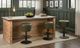 Nest Home Collections Mushroom Black/Green Counter Stool-1
