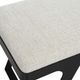 Uttermost® Hover Black/White Modern Bench-5