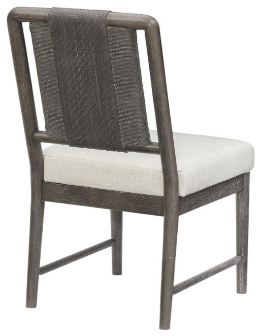 Legacy Classic Maren Truffle Woven Back Dining Side Chair-2