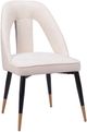 Zuo® Modern Artus Black/Gold/Ivory Dining Side Chair-0