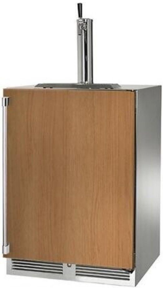 Perlick® Signature Series 5.2 Cu. Ft. Brown/Stainless Steel Beer Cooler/Kegerator-0