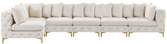 Meridian Furniture Tremblay 6-Piece Cream 169" Modular Sectional-1