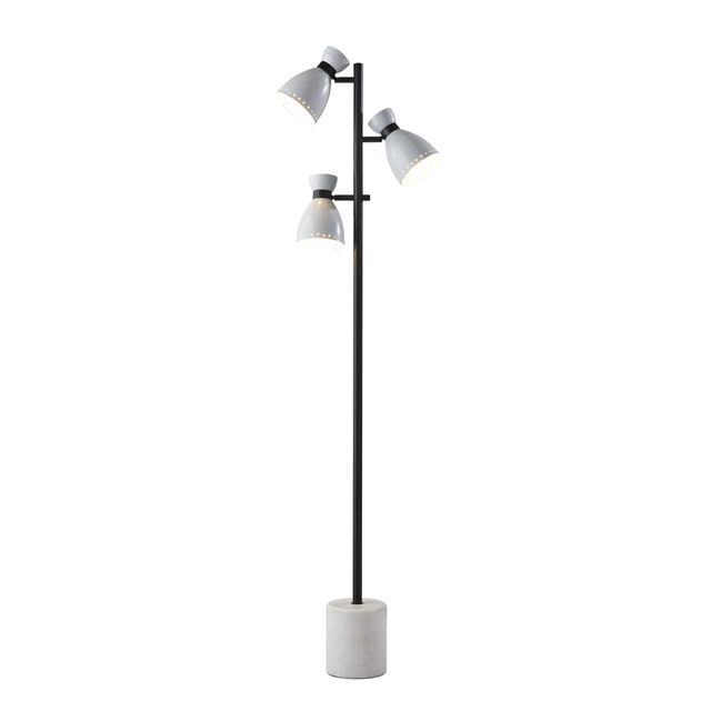 Adesso® Sadie Black And White Tree Lamp-0