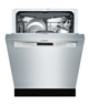 Bosch® 300 Series 24" Stainless Steel Built In Dishwasher-1