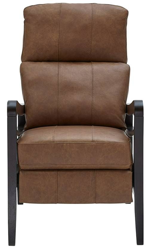 Best® Home Furnishings Customizable Ryberson Leather Power High Leg Recliner with Dark Walnut Legs-2