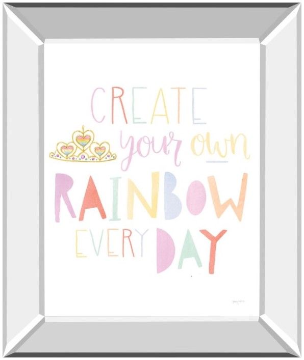 Classy Living Jenaya Jackson Lets Chase Rainbows III Wall Art-0