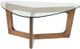 Olliix by INK+IVY Glass Top Coffee Table with Pecan Base-2