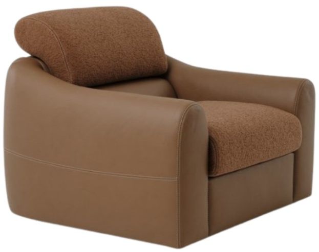 American Leather® Customizable Dorian Leather Fabric Chair-3