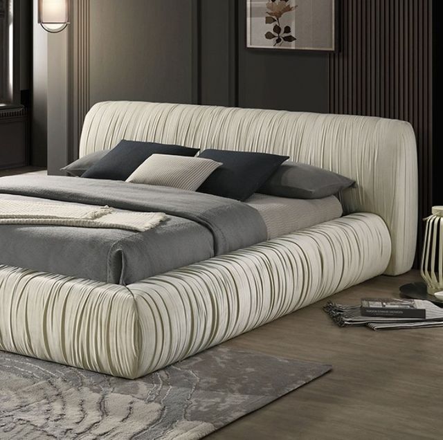 Furniture of America® Palmdale Ivory King Panel Bed-3