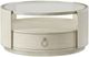 Riverside Furniture Maisie Glass Top Round Coffee Table with Champagne Base-1