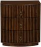 Powell® Ciarra Walnut 3-Drawer Nightstand-3