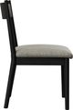 Bernards Elure Beige/Peppercorn Crescent Dining Side Chair-2