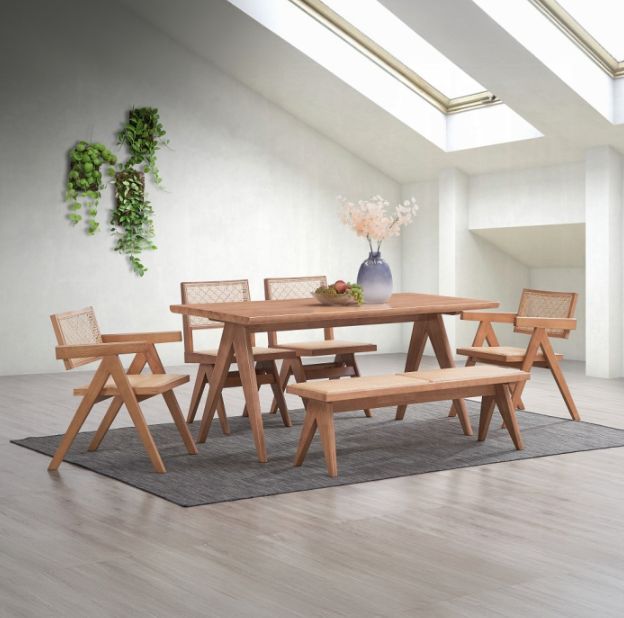 ACME Furniture Velentina 2-Piece Natural Side Chair Set-1